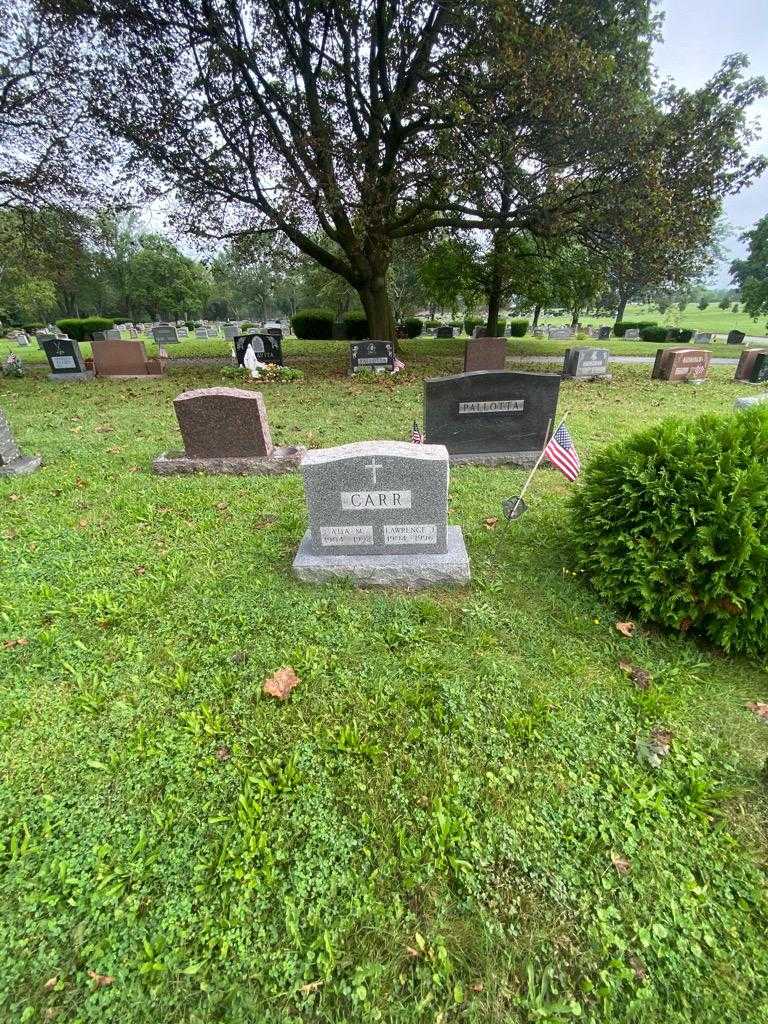 Lawrence J. Carr's grave. Photo 1