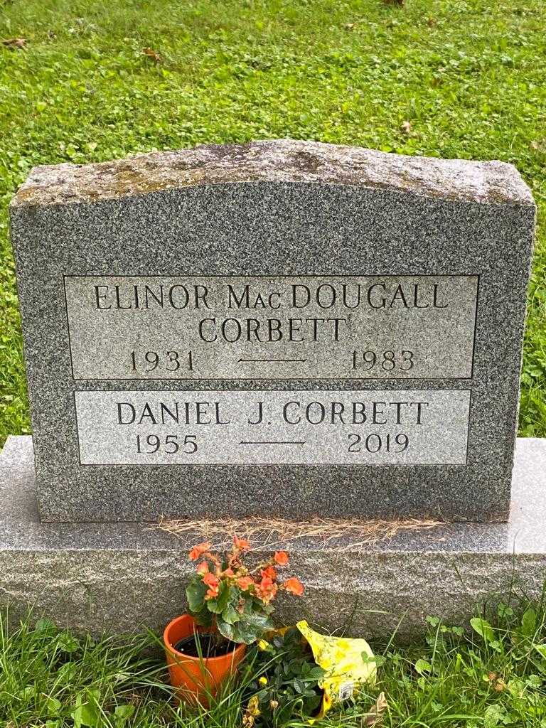 Elinor MacDougall Corbett's grave. Photo 3