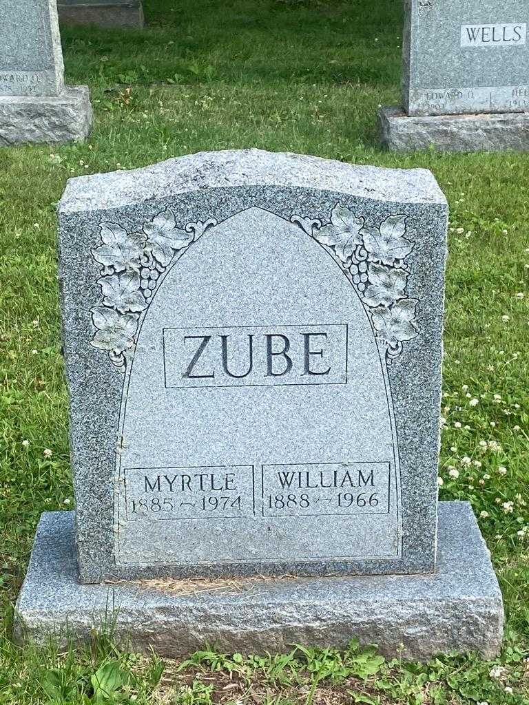 William Zube's grave. Photo 3