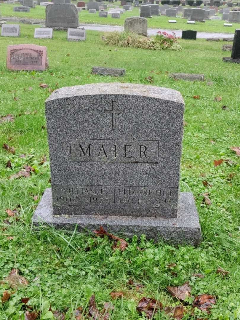 Elizabeth Maier's grave. Photo 2