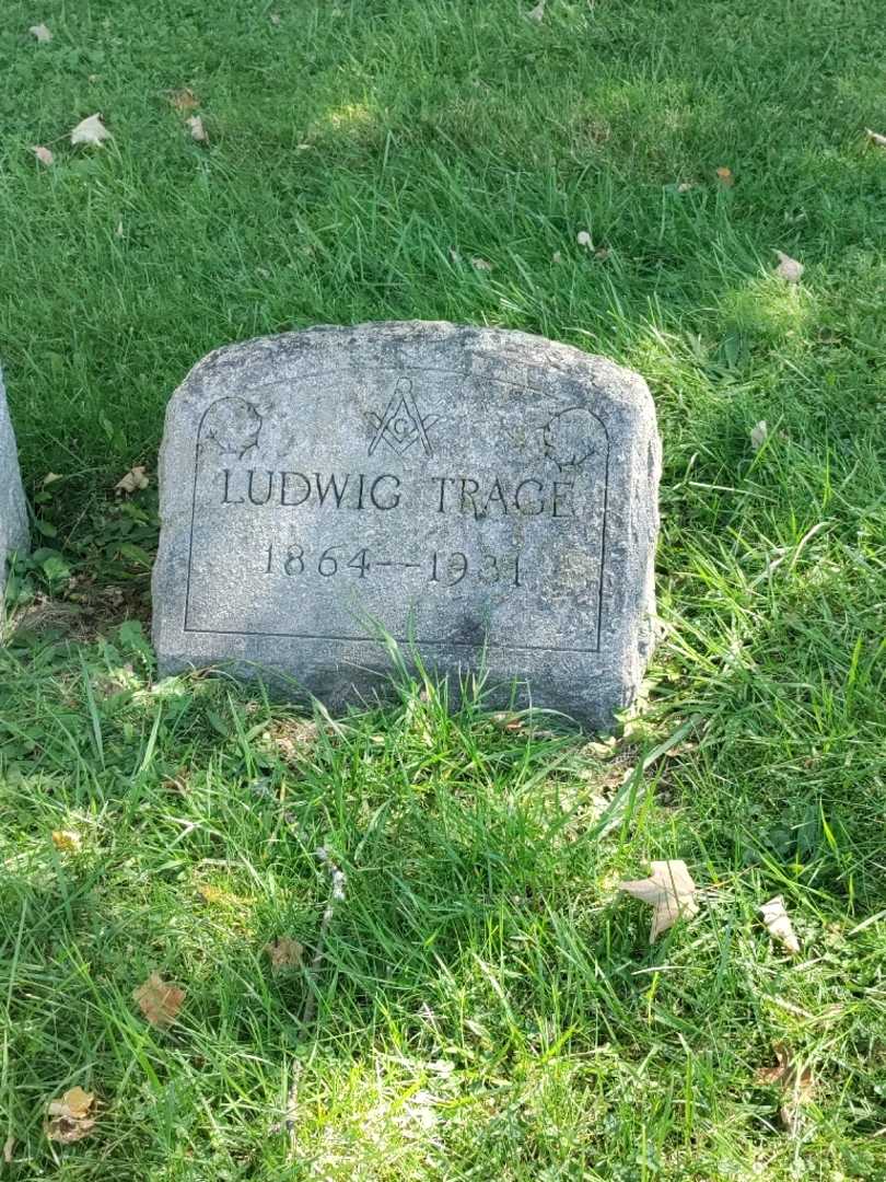 Ludwig Trage's grave. Photo 2