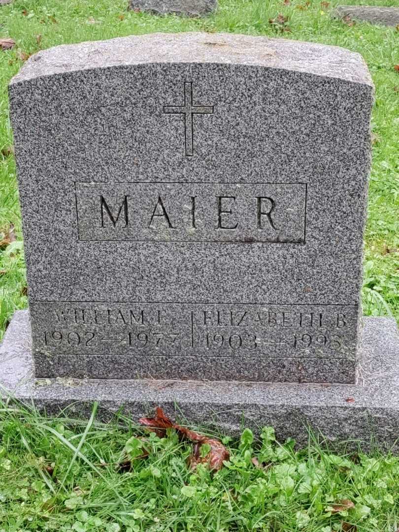 Elizabeth Maier's grave. Photo 3