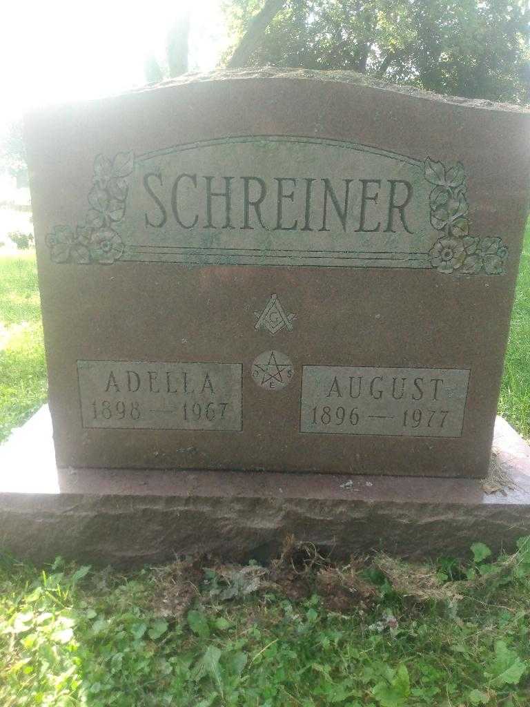 August Schreiner's grave. Photo 2