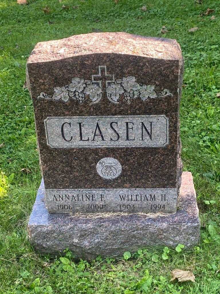 Annaline F. Clasen's grave. Photo 3