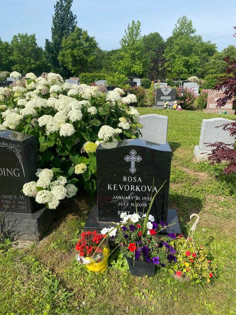 Rosa Kevorkova's grave. Photo 2