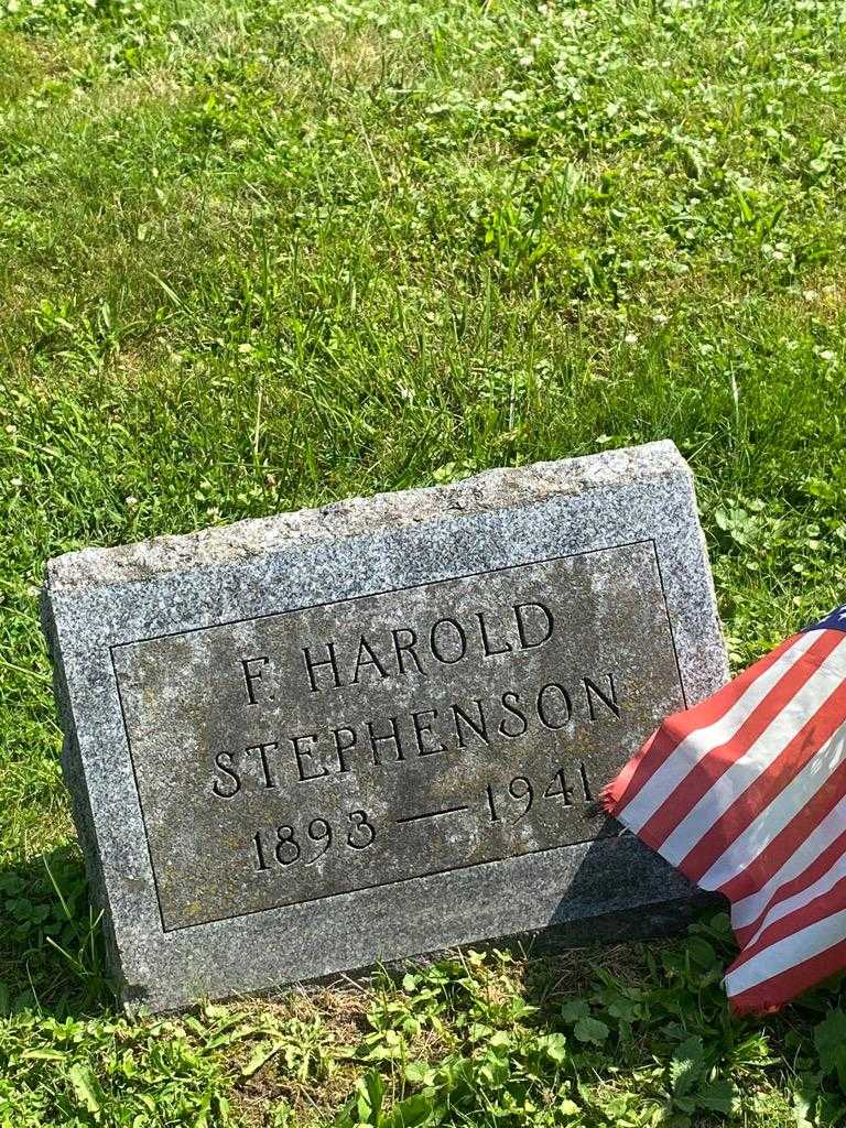 Harold F. Stephenson's grave. Photo 3