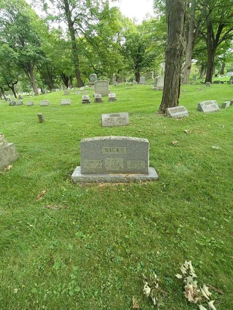 Baby Wicks's grave. Photo 1