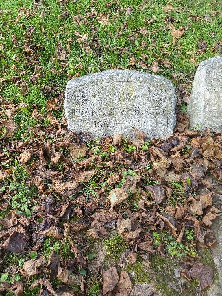 Missus/Madam Frances M. Hurley's grave. Photo 2