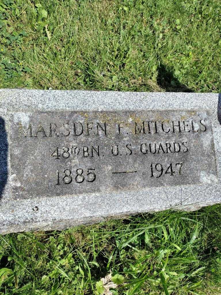 Marsden Frank Mitchels's grave. Photo 3