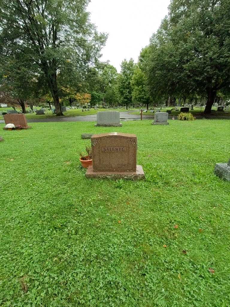 Carl O. Ballweg's grave. Photo 2
