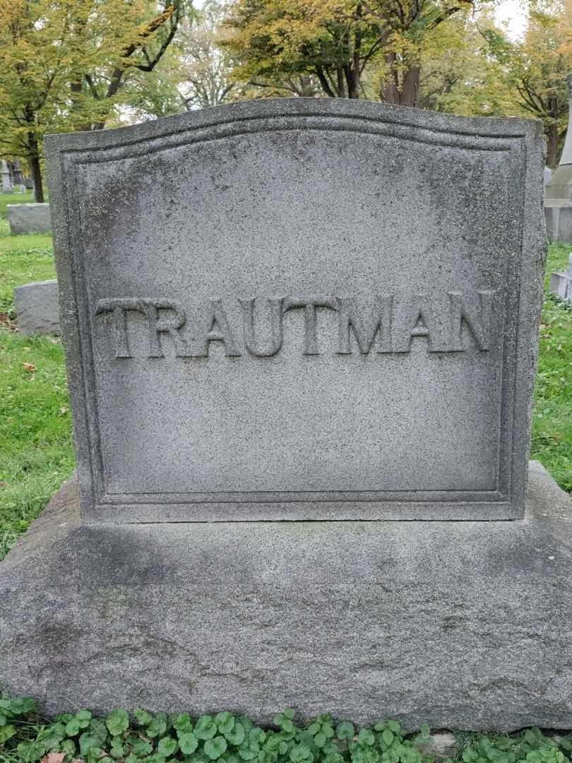 Carrie M. Trautman's grave. Photo 4