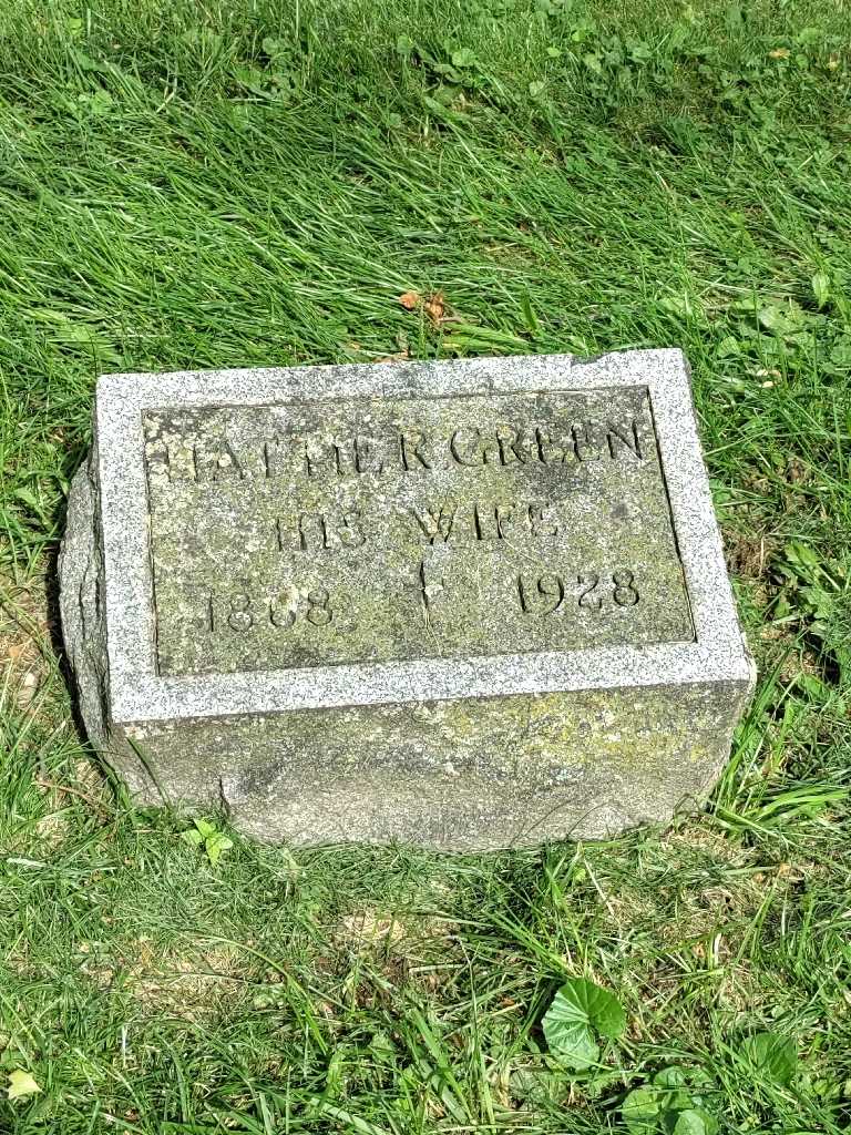 Hattie R. Schmidt Green's grave. Photo 3