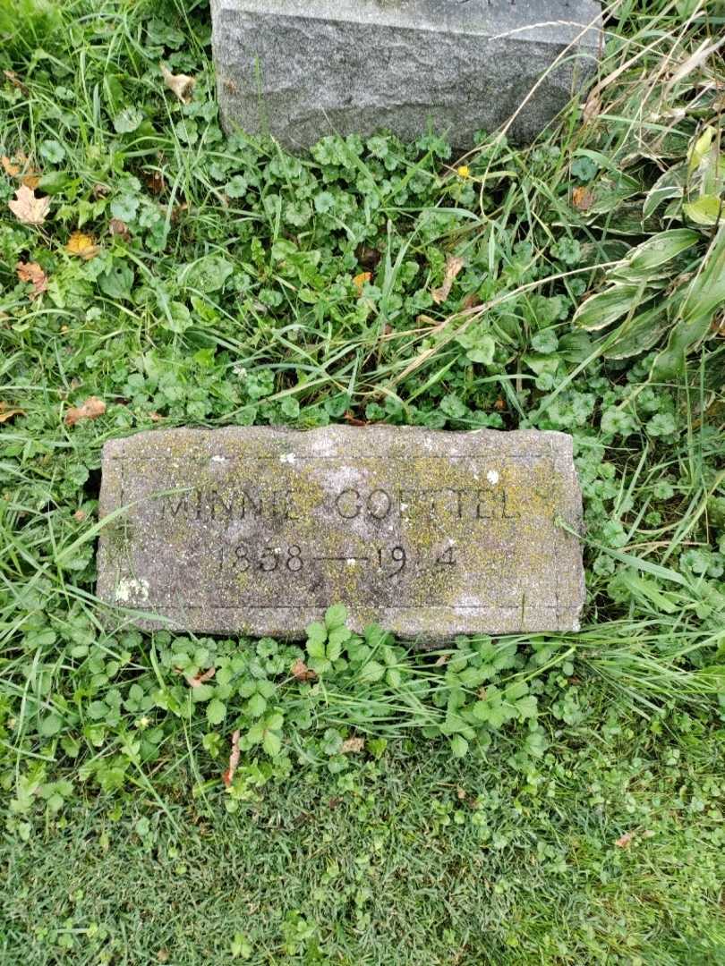 Minnie Goettel's grave. Photo 2