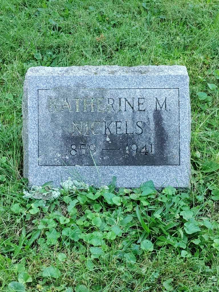 Katherine M. Nickels's grave. Photo 3