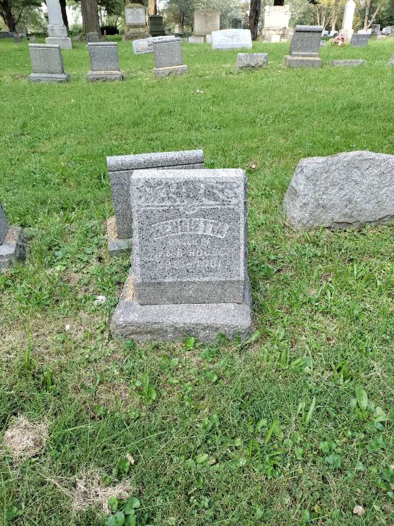 Henrietta E. House's grave. Photo 2