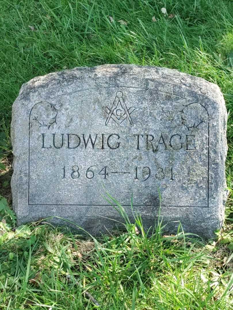 Ludwig Trage's grave. Photo 3