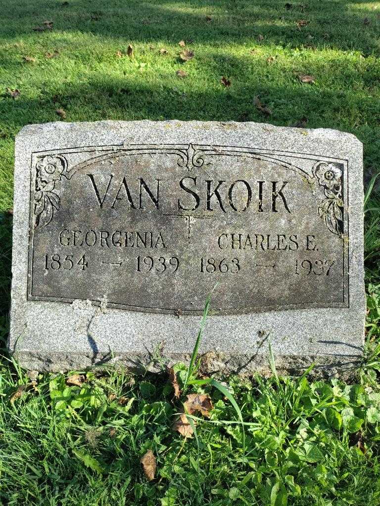 Georgenia Van Skoik's grave. Photo 2