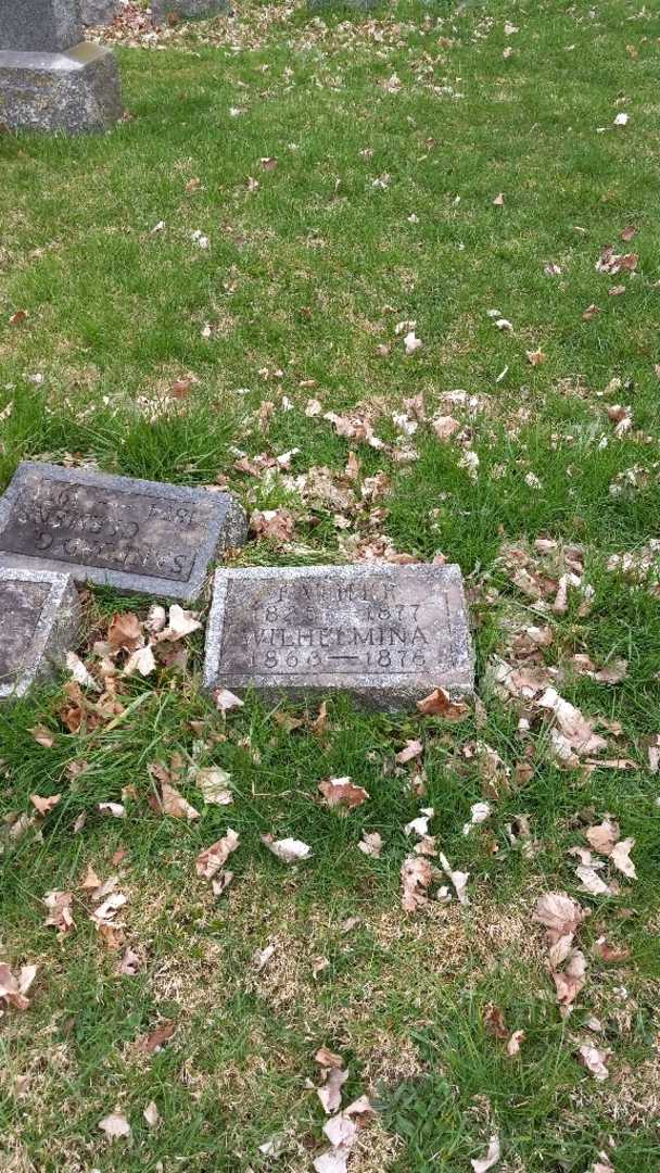 Wilhelmina Wurpel's grave. Photo 2