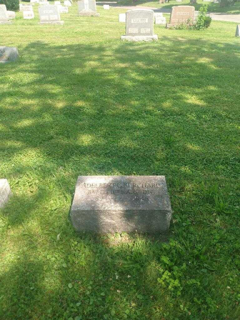 Adelbert C. Burchard's grave. Photo 1