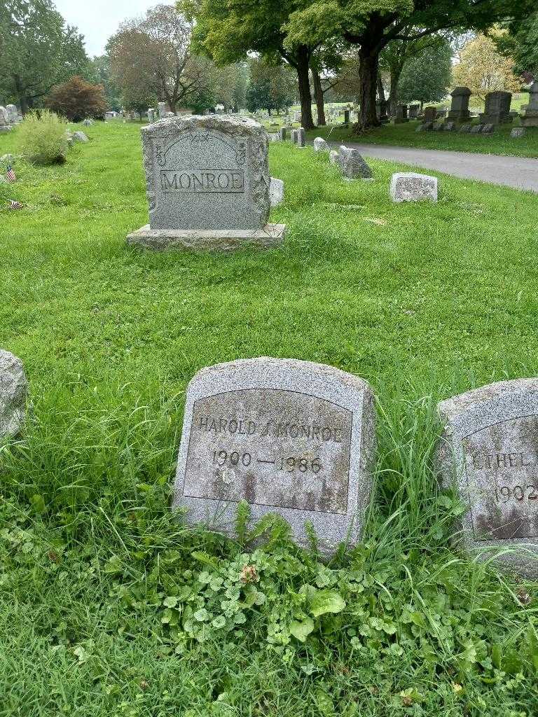 Harold J. Monroe's grave. Photo 3