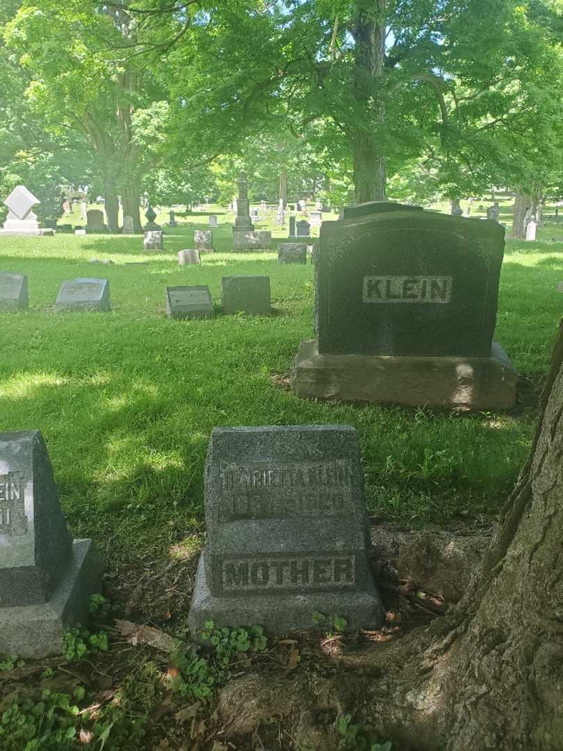 Henrietta Matilda Klein's grave. Photo 2