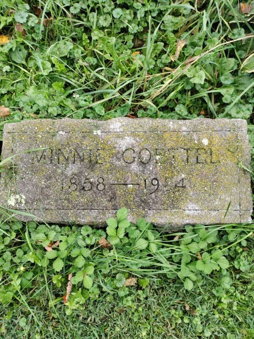 Minnie Goettel's grave. Photo 3