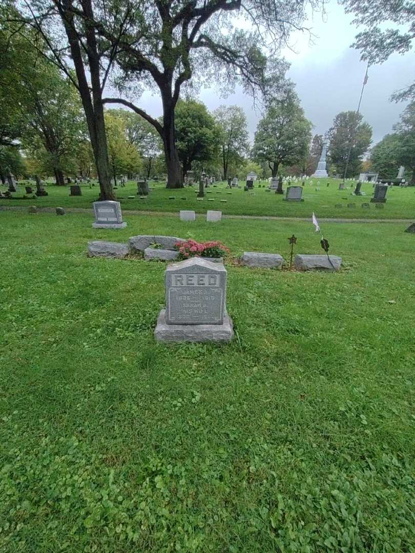 Sarah A. Reed's grave. Photo 1