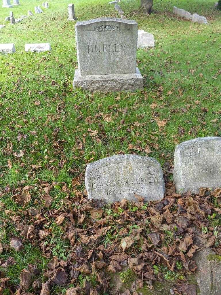 Missus/Madam Frances M. Hurley's grave. Photo 3