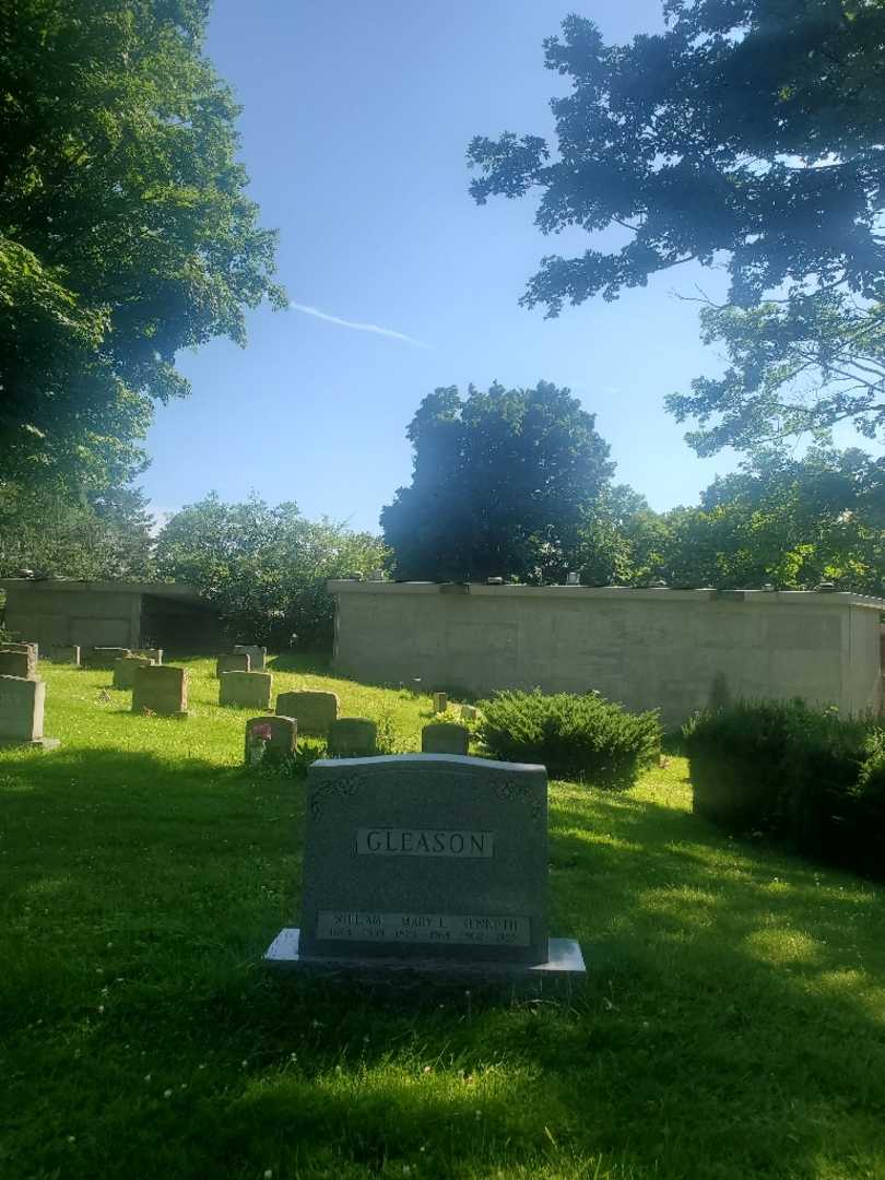 Mary E. Gleason's grave. Photo 2