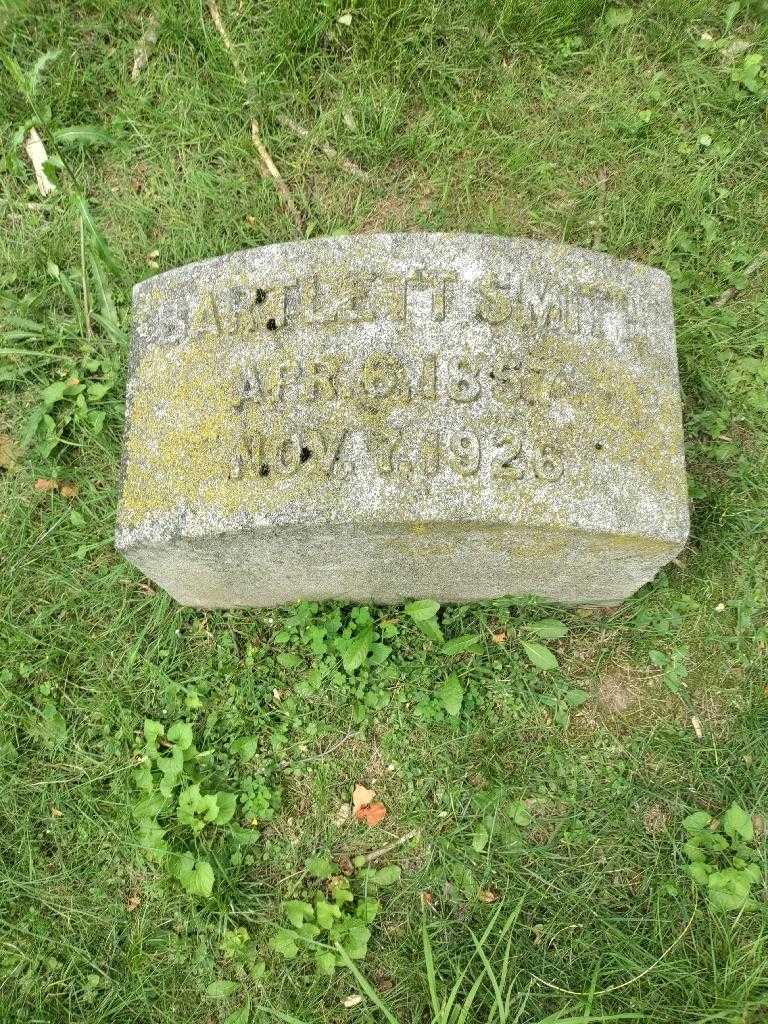 Bartlett Smith's grave. Photo 2