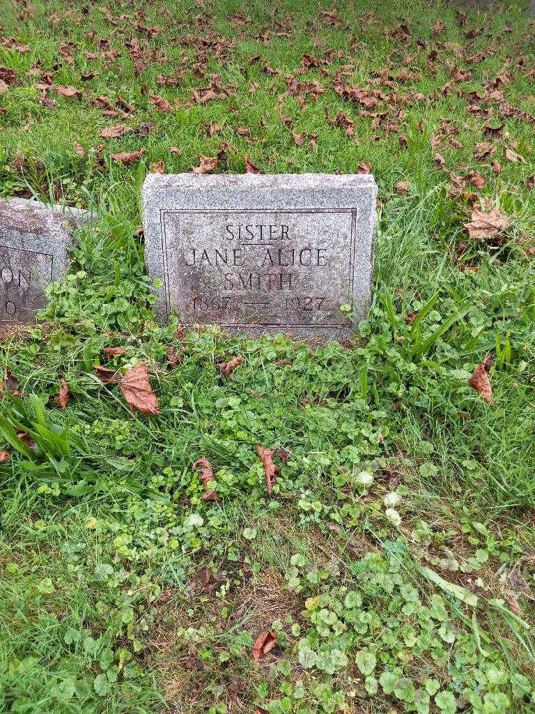 Jene Alice Smith's grave. Photo 2