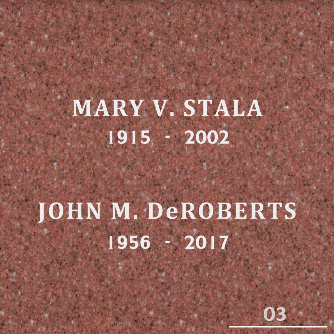 Mary V. Stala's grave