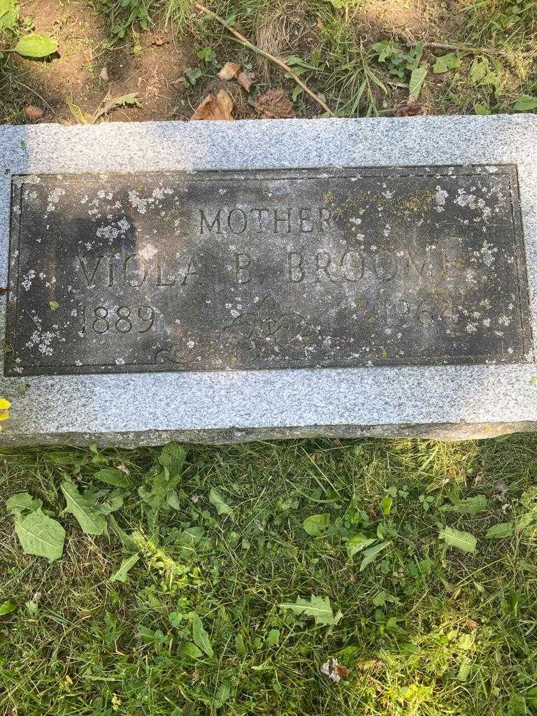 Viola B. Broome's grave. Photo 3