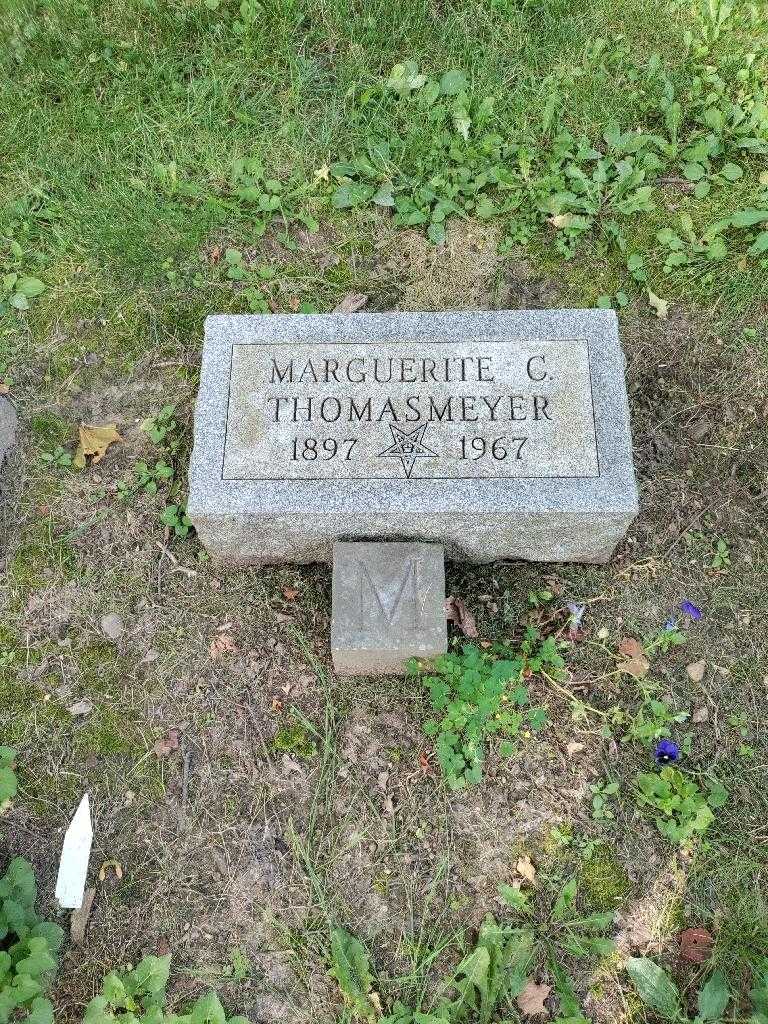 Marguerite C. Thomasmeyer's grave. Photo 2