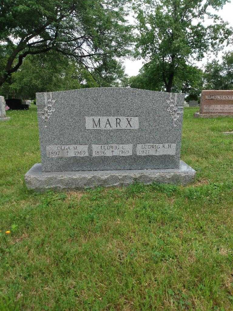 Ludwig L. Marx's grave. Photo 1