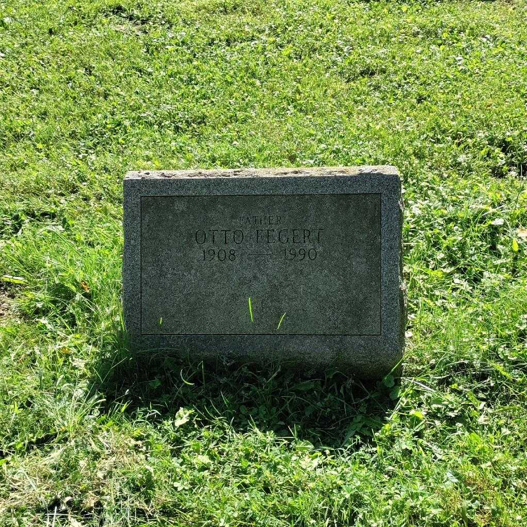 Otto C. Fegert's grave. Photo 2