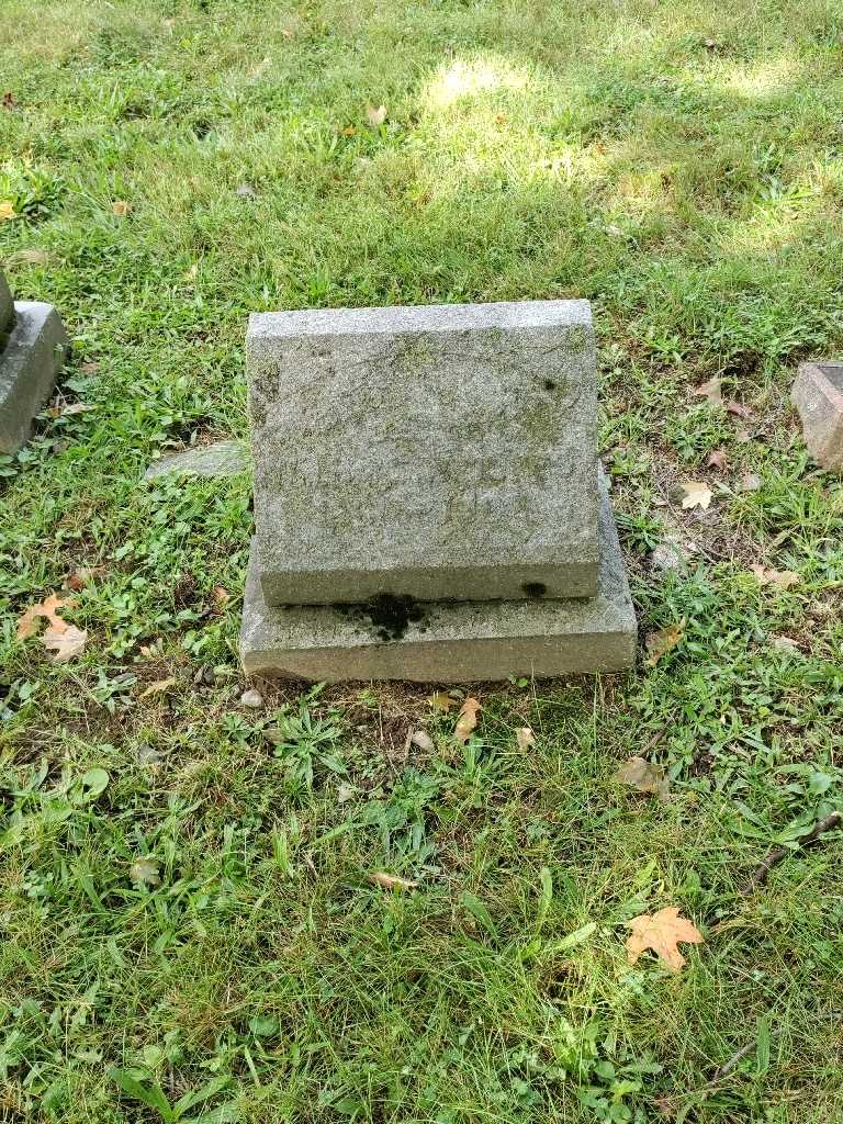 Bertha W. Jones's grave. Photo 2