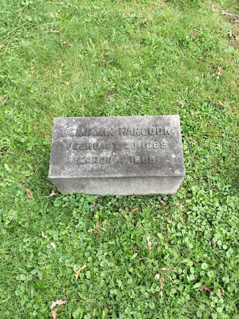 Benjamin Hancock's grave. Photo 2