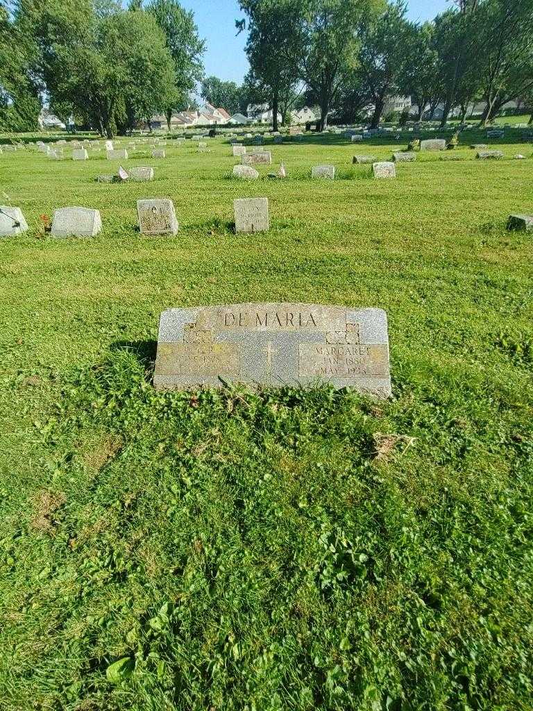 Margaret DeMaria's grave. Photo 1
