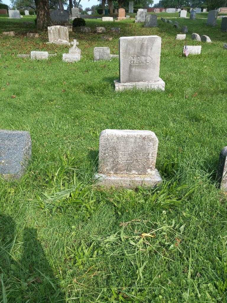 Harriett A. Hall's grave. Photo 1