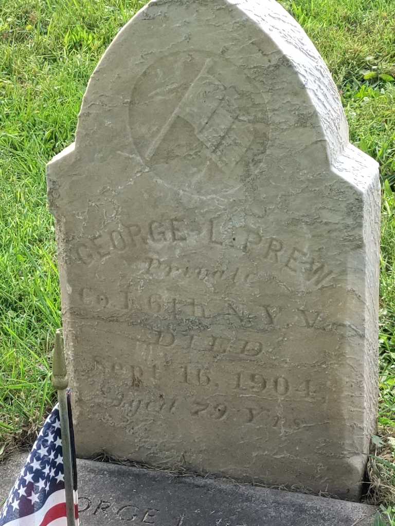 George L. Prew's grave. Photo 3