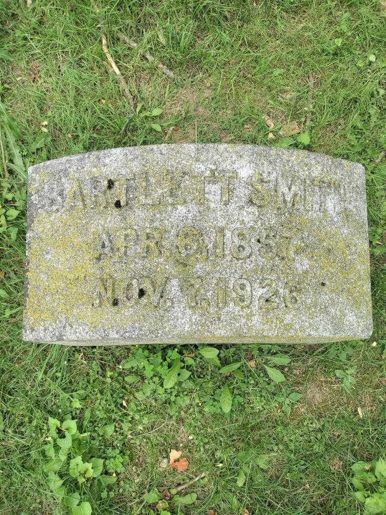 Bartlett Smith's grave. Photo 3