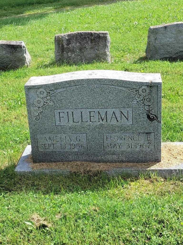 Amelia G. Filleman's grave. Photo 3