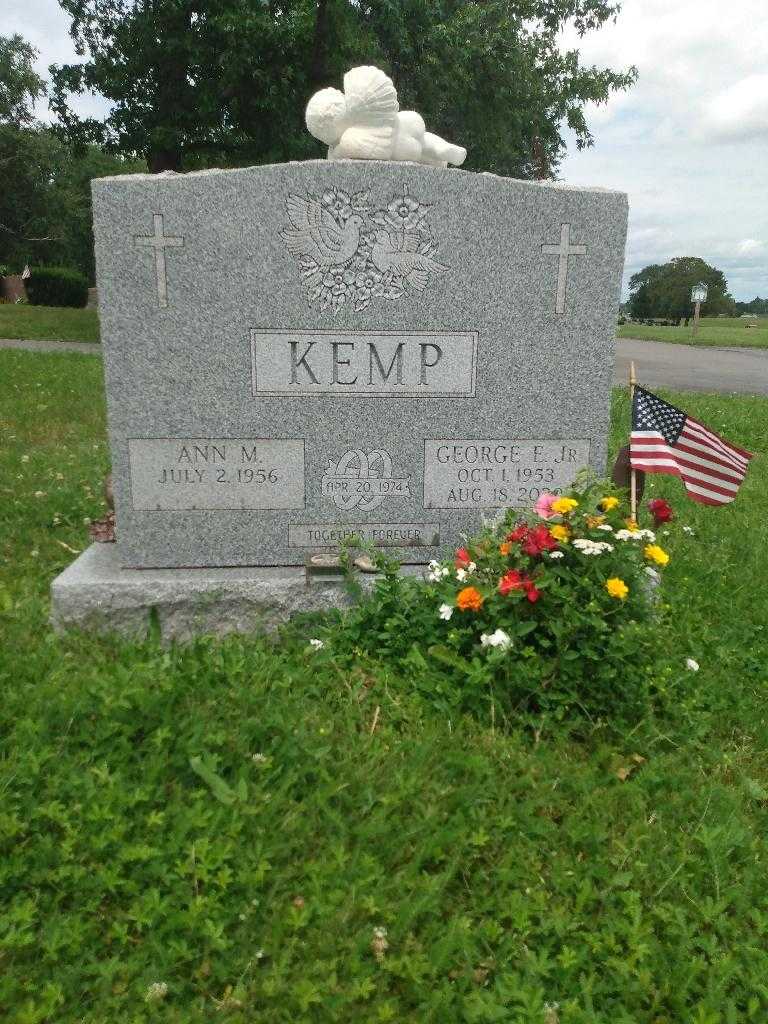 Ann M. Kemp's grave. Photo 1