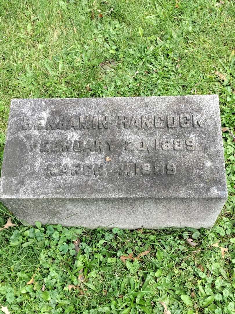 Benjamin Hancock's grave. Photo 3