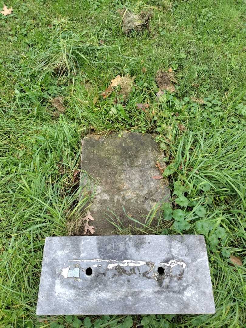 Helen M. Geer's grave. Photo 2