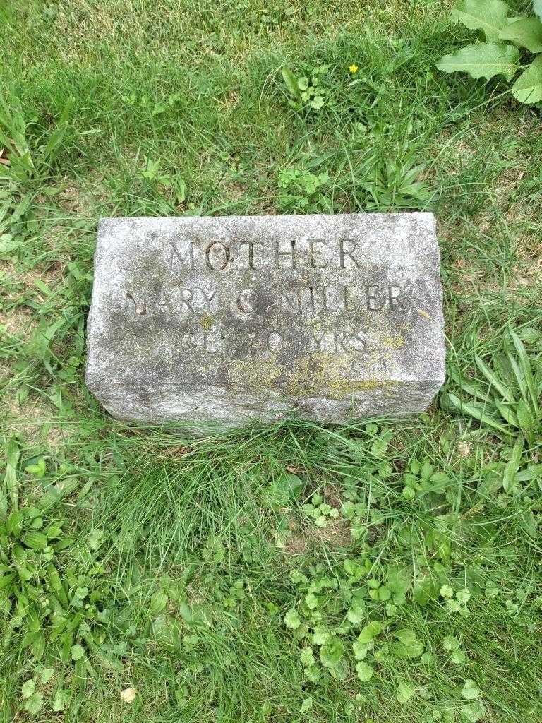 Mary C. Miller's grave. Photo 2