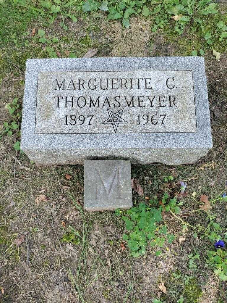Marguerite C. Thomasmeyer's grave. Photo 3
