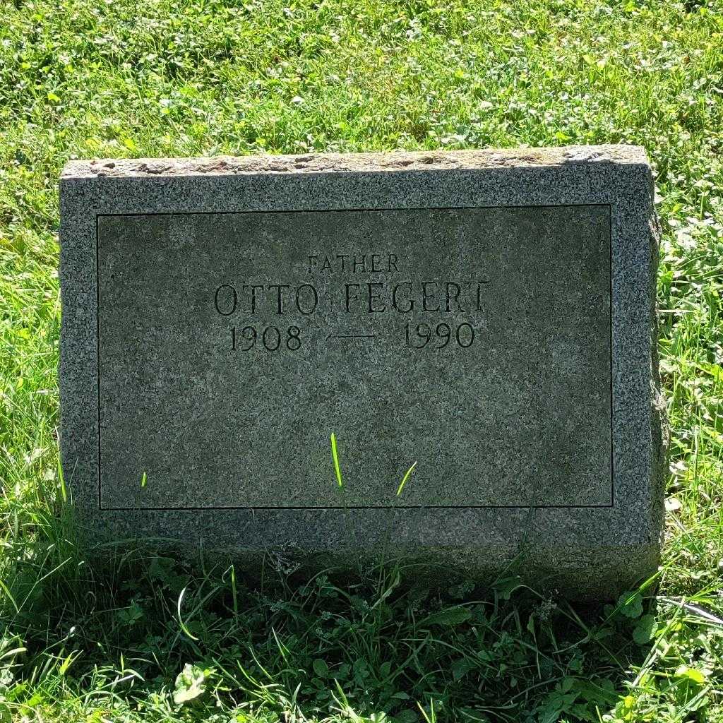 Otto C. Fegert's grave. Photo 3