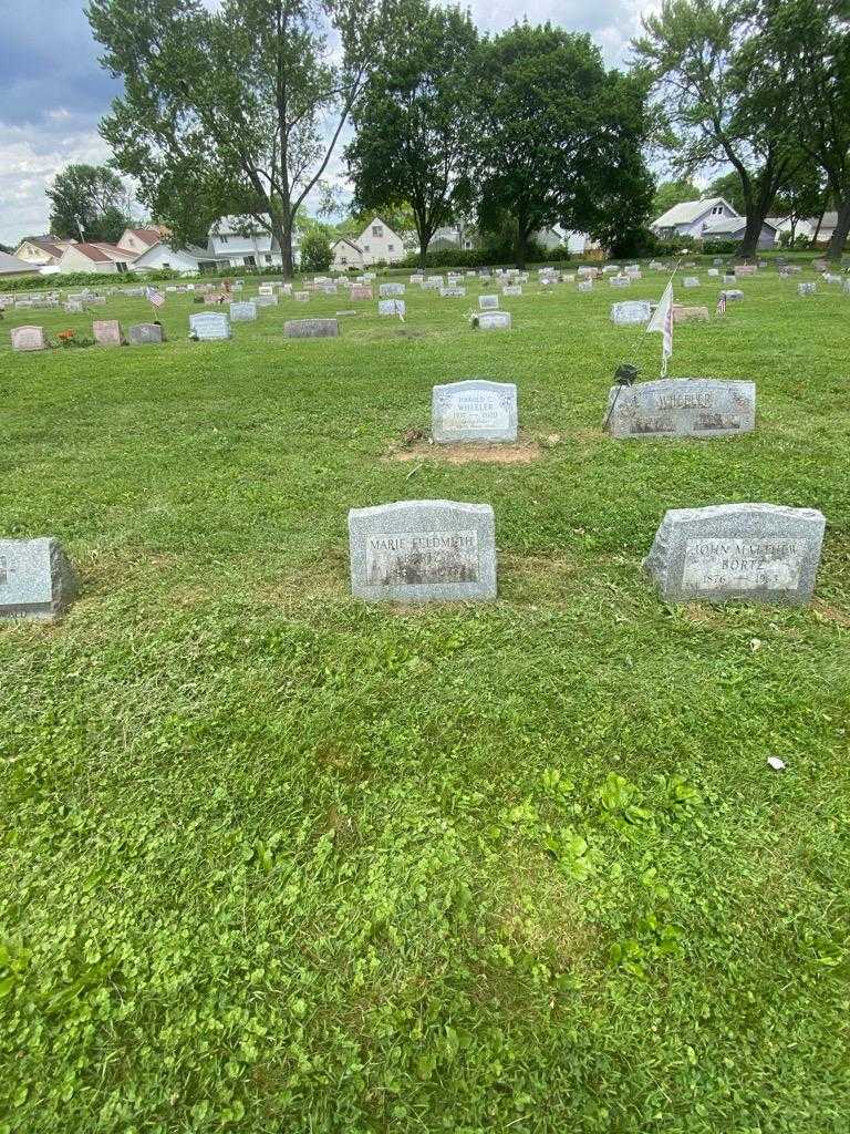 Marie Feldmeth Bortz's grave. Photo 1
